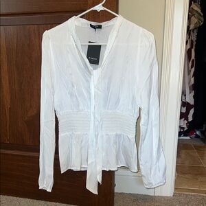 FRNCH Women's White Blouse